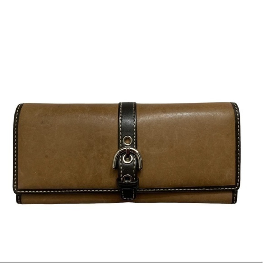 Coach tan brown vintage soho case or wallet